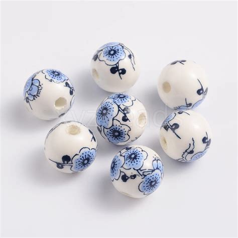 Wholesale Handmade Printed Porcelain Beads - xyzbeads.com