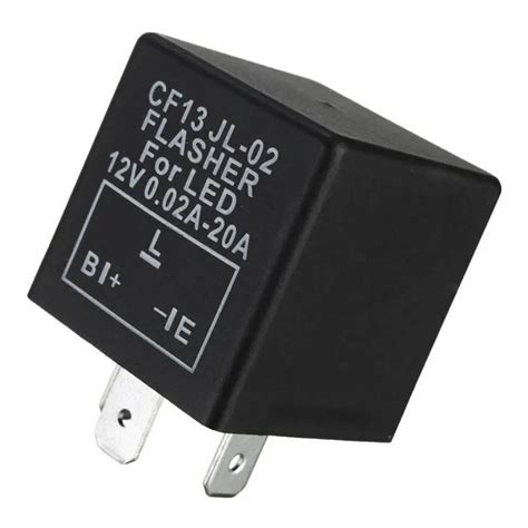 Car 3-pin CF-13 Electronic LED 12V Flasher Relay Fix for Turn Signal Blinker - napa4003fuelfilter