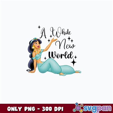 A Whole New World Princess Jasmine png – svgpan