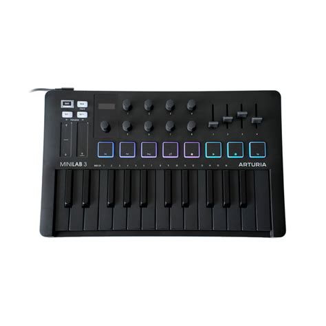 Arturia Minilab Mk3 25 Slim Key Controller Deep Black Swee Lee Singapore