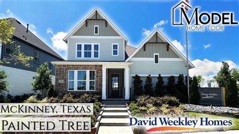 New Construction Homes In Dallas Model Home David Weekley Painted