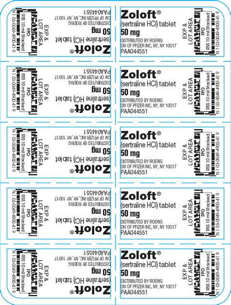 Zoloft Sertraline Hydrochloride Tablet Film Coated Zoloft Sertraline