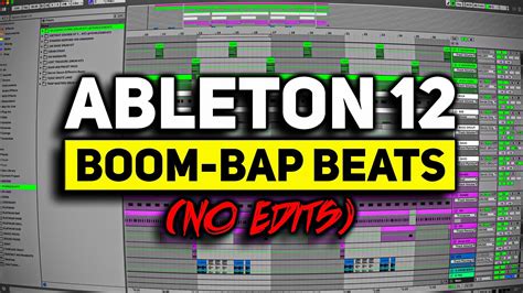 Making A Boom Bap Beat In Ableton Live 12 No Edits YouTube