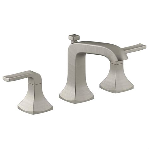 Kohler Rubicon In Widespread Handle Bathroom Faucet In Vibrant