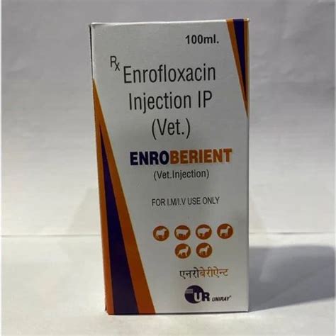 Enrofloxacin Injection Ip Prescription Packaging Type Bottle At Rs