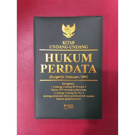 Kitab Undang Undang Hukum Perdata Burgerlijk Wetboek Bw Klf