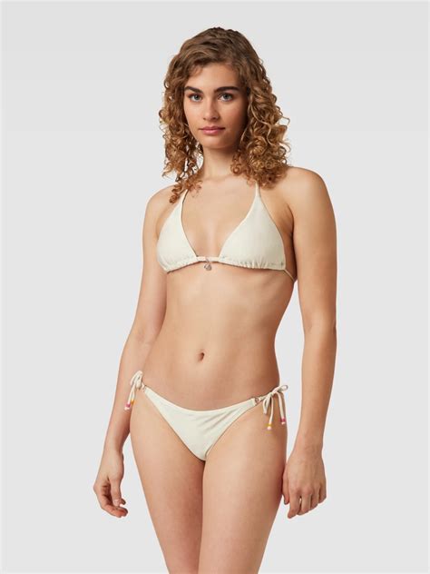 Banana Moon Bikini Oberteil Mit Effektgarn Modell Rico Offwhite