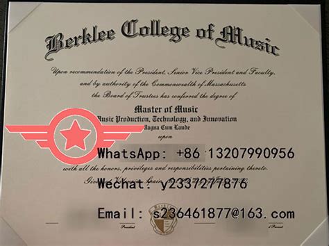 Order Berklee College Of Music Bachelor Of Professional Studies Fake