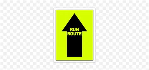 Run Route Straight Up Arrow Event Sign For The Course Vertical Png Up