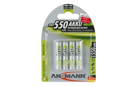 Ansmann Akku Aaa Nimh 550 Mah 1 2v 4er Kaufen Audisana Ch