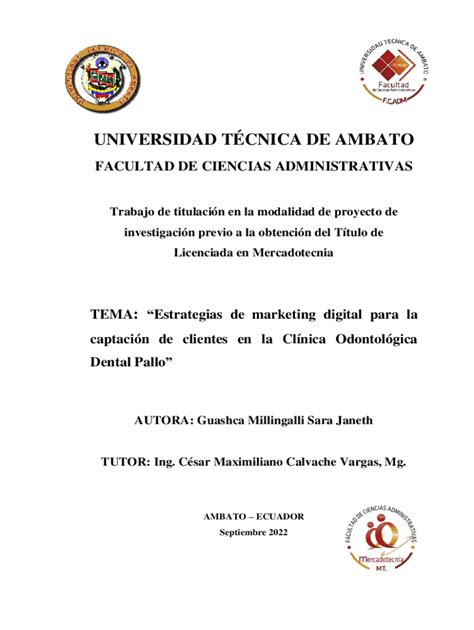 Completable En L Nea La Elaboracin Del Proyecto De Investigacin Gua