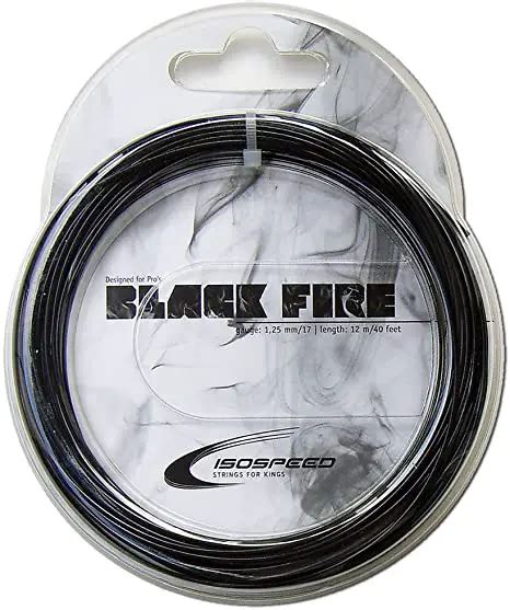 Isospeed Black Fire and Baseline Speed String Review - Tennisnerd.net