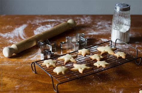 Star Shaped Cookies Ready For Baking By Stocksy Contributor Helen