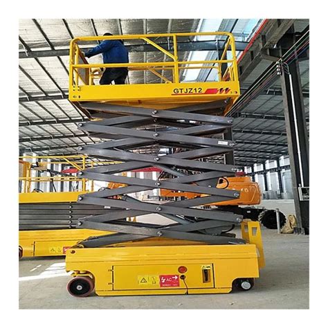 High M M Electric Manlift Electric Self Propelled Scissor Lift