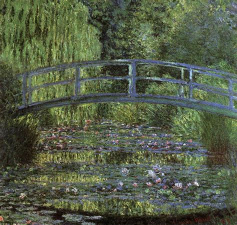 Water Lily Pond, Harmony in Green, 1899 - by Claude Monet