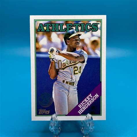 2023 Series 1 1988 Topps Baseball T88 60 Rickey Henderson Oakland