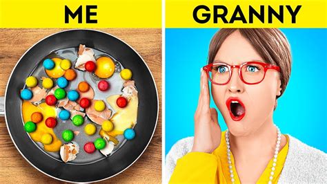 Me Vs Grandma A Hilarious Food Battle Simple Secrets Kichen Hacks