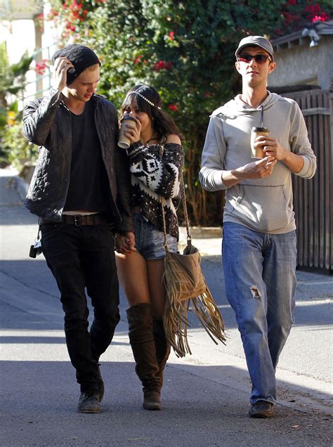 Vanessa Hudgens in Knee Botts with New Boyfriend in Los Angeles