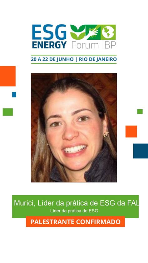 Palestrante Izabela Murici Líder da prática de ESG da FALCONI