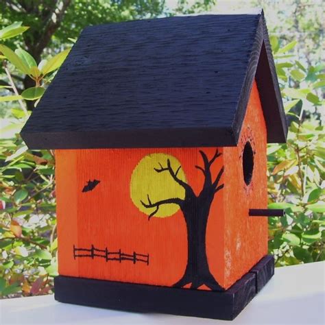 12 best Halloween Bird Houses images on Pinterest | Bird houses ...