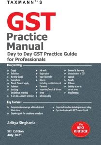 Taxmann S Gst Practice Manual Comprehensive Guide In Understanding