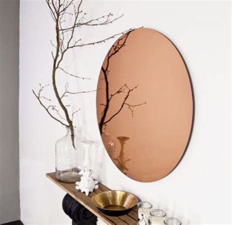 Copper Mirror Interieur Huis Interieur Slaapkameridee N