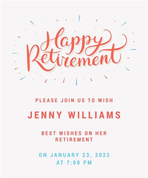 Retirement Party Vector Lettering Banner Stock Vector By Alexgorka