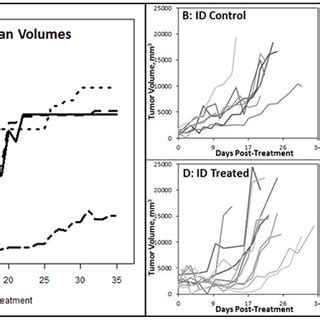 Primary And Rechallenge Balb C Tumor Growth Curves Growth Curves For