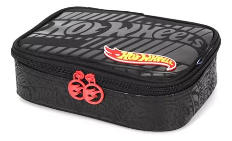 Suprema Acessórios Estojo box original Hot Wheels Preto ET HW