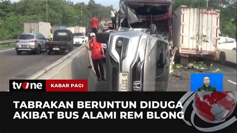 9 Kendaraan Terlibat Kecelakaan Beruntun Di Tol Cipularang KM 85