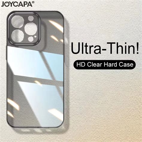 Ultra Thin PC Hard Crystal Clear Case For IPhone 15 14 Plus 13 12 11