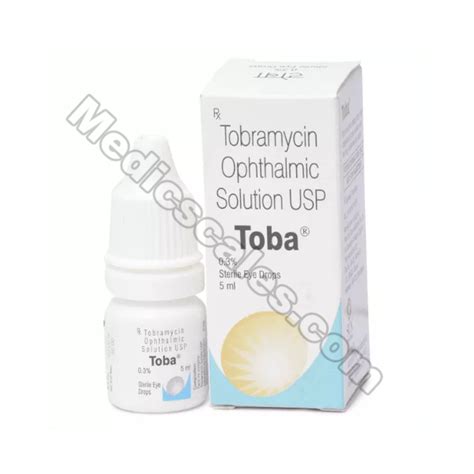 Toba Eye Drop Eye Drops Tobramycin Off