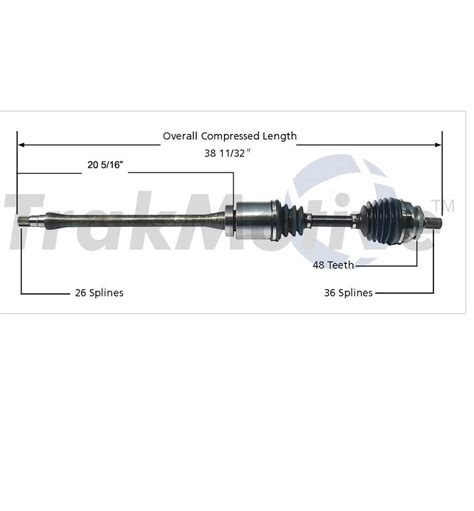 Volvo Cv Axle Shaft Front Passenger Side Aftermarket Vo