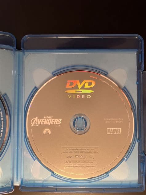 Marvels Avengers Blu Ray DVD Combo EBay