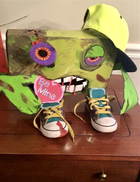 School Zombie Valentine Box Valentine Box Valentine Zombie