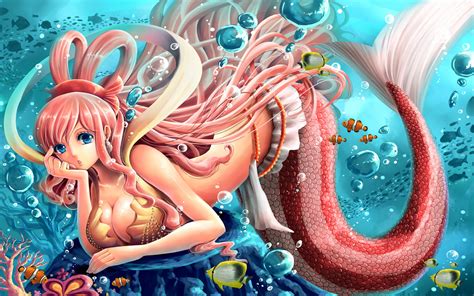 Anime Mermaid Wallpaper Wallpapersafari