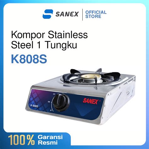 Jual Sanex Kompor Gas Stainless Steel K S Tungku Shopee Indonesia