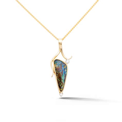 Boulder Opal Pendant - deJonghe Original Jewelry