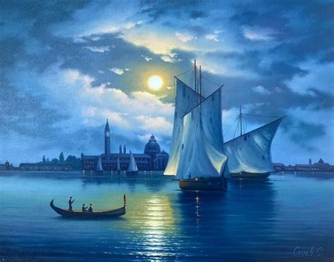 Sergei Stoev 1971 Notte Di Luna A Venezia Catawiki