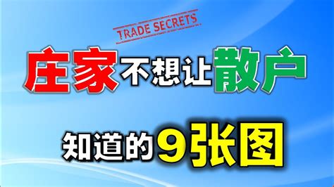 庄家不想让散户知道的9张图，看懂这9张图，股市新手变老手 庄家 技术分析教学 股市教學 Youtube