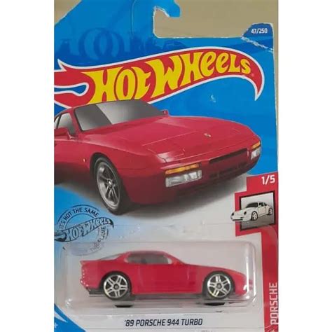 Embalagem Danificada Hot Wheels Porsche 89 Porsche 944 Turbo