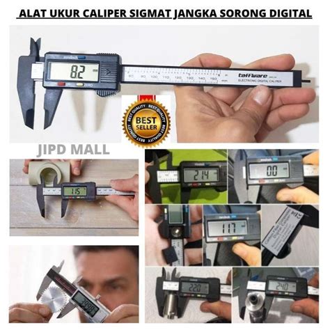 Jual Alat Ukur Jangka Sorong Caliper Sigmat Digital Lcd Screen Vernier