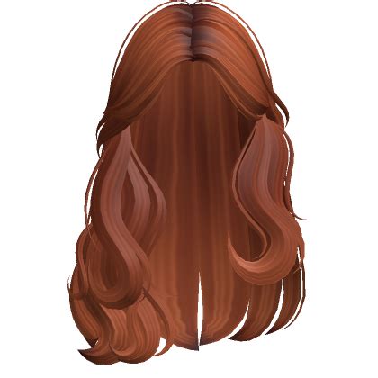 Naturally Wavy Messy Fluffy Hair Ginger Roblox