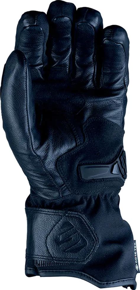 Guanti Moto Pelle Invernali Five WFX SKIN Goretex Nero