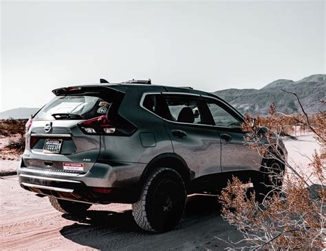 Lifted Nissan Rogue With Off Road Mods And 245 65R17 BFG Tires