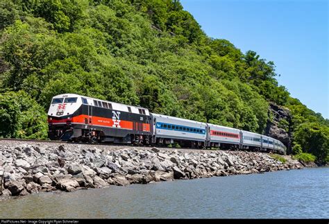 MNCR 229 Metro North Railroad GE P32AC DM At Cortlandt New York By