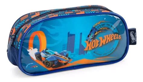 Maleta Escolar Azul Hot Wheels Luxcel X X Cm MercadoLibre
