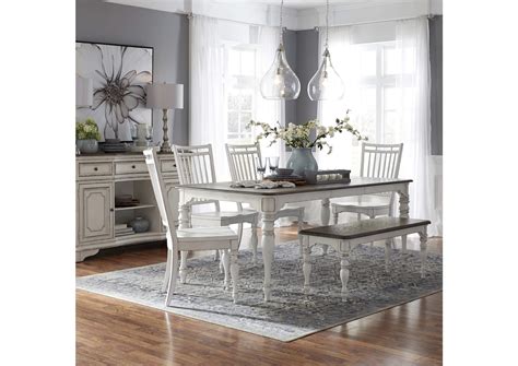 Magnolia Manor Opt Piece Leg Table Set