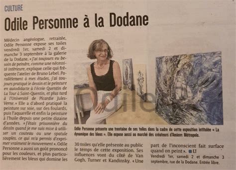 Exposition La Dodane Odile Personne Artiste Peintre