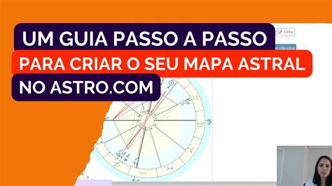 Como Fazer O Seu Mapa Astral Gratuito Youtube